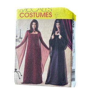 Y2K McCalls 3372 Sewing Pattern Sizes EE 14-16-18-20 Petite Gothic Costume UNCUT